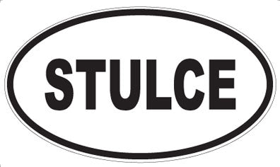 STULCE - Oval Sticker