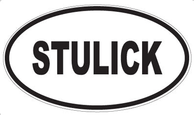 STULICK - Oval Sticker
