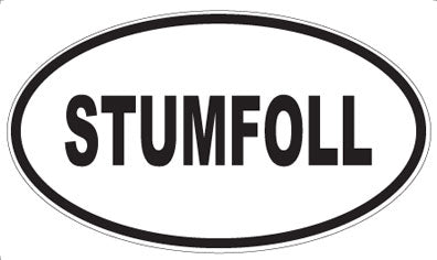 STUMFOLL - Oval Sticker