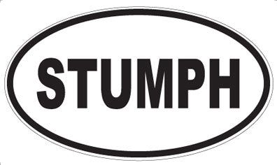 STUMPH - Oval Sticker