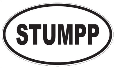 STUMPP - Oval Sticker