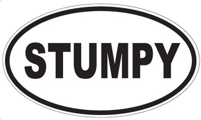 STUMPY - Oval Sticker
