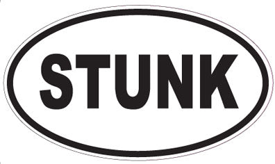 STUNK - Oval Magnet