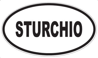 STURCHIO - Oval Sticker