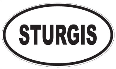 STURGIS - Oval Sticker
