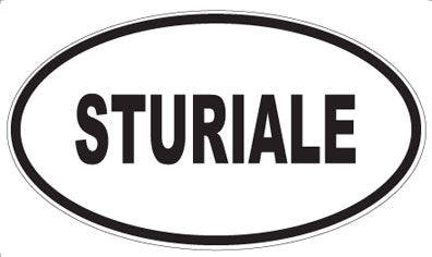 STURIALE - Oval Sticker