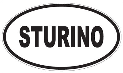 STURINO - Oval Sticker