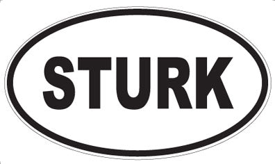 STURK - Oval Sticker