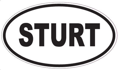 STURT - Oval Magnet