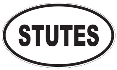 STUTES - Oval Sticker