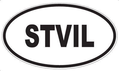 STVIL - Oval Sticker