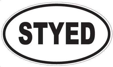 STYED - Oval Magnet