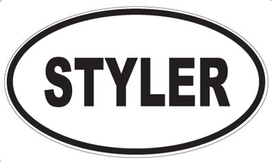 STYLER - Oval Sticker