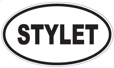 STYLET - Oval Sticker