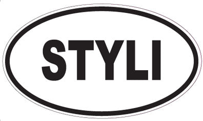 STYLI - Oval Sticker