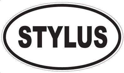 STYLUS - Oval Sticker