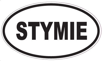 STYMIE - Oval Sticker