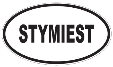STYMIEST - Oval Sticker