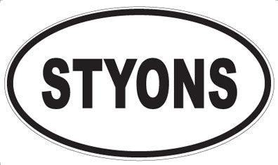 STYONS - Oval Sticker