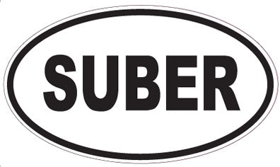 SUBER - Oval Magnet