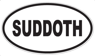 SUDDOTH - Oval Sticker