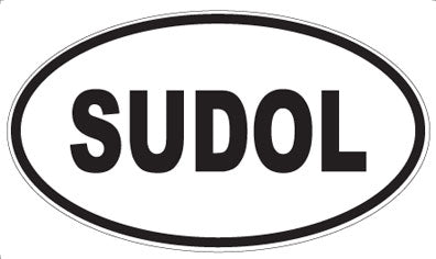 SUDOL - Oval Sticker