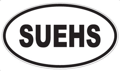 SUEHS - Oval Sticker