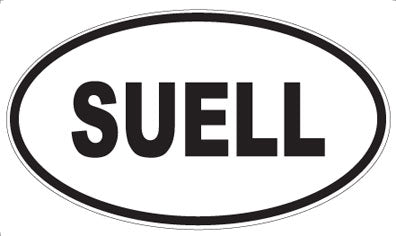 SUELL - Oval Sticker