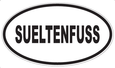 SUELTENFUSS - Oval Sticker