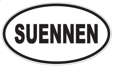 SUENNEN - Oval Sticker