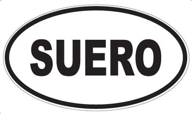 SUERO - Oval Sticker