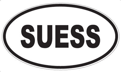 SUESS - Oval Sticker