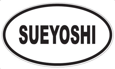 SUEYOSHI - Oval Sticker