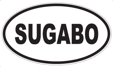 SUGABO - Oval Sticker
