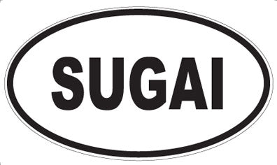SUGAI - Oval Sticker
