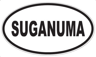 SUGANUMA - Oval Sticker