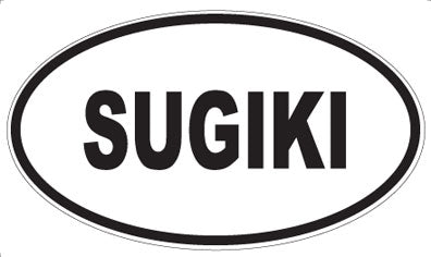 SUGIKI - Oval Sticker