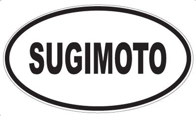 SUGIMOTO - Oval Sticker