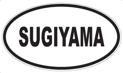 SUGIYAMA - Oval Sticker