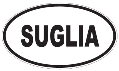 SUGLIA - Oval Sticker