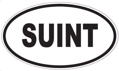 SUINT - Oval Magnet