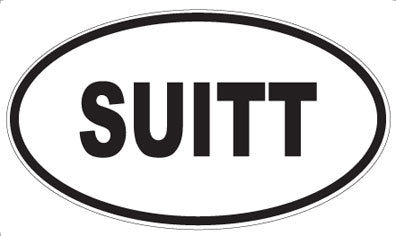 SUITT - Oval Sticker