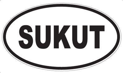 SUKUT - Oval Sticker