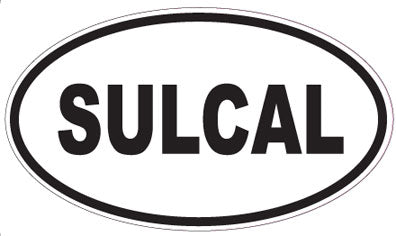 SULCAL - Oval Sticker