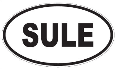 SULE - Oval Sticker