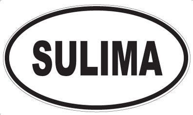 SULIMA - Oval Sticker