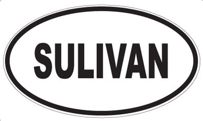 SULIVAN - Oval Sticker