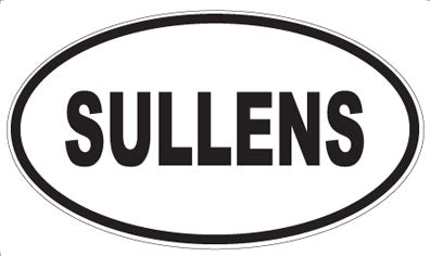 SULLENS - Oval Sticker