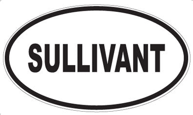 SULLIVANT - Oval Sticker