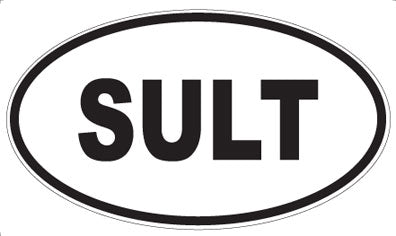 SULT - Oval Sticker